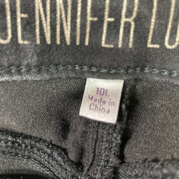 Jennifer Lopez JLO Super Skinny Jeans Womens Size‎ 10L Gray Denim Pants - Picture 3 of 10